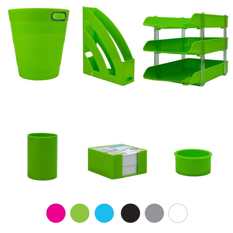 Set 8 accesorii pentru birou ARK, verde, RESIGILAT - imagine 10